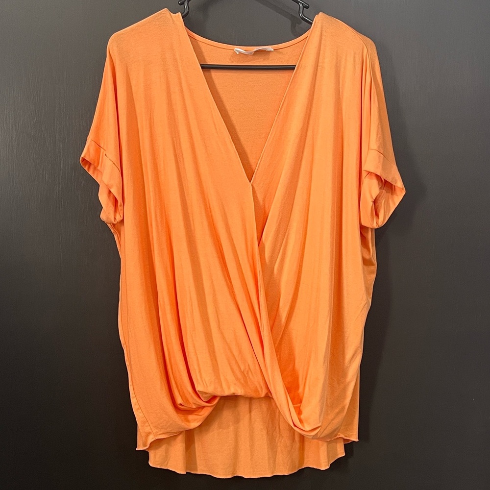 Double Zero Bubble Hem Blouse